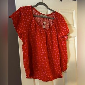 Loft short sleeved blouse